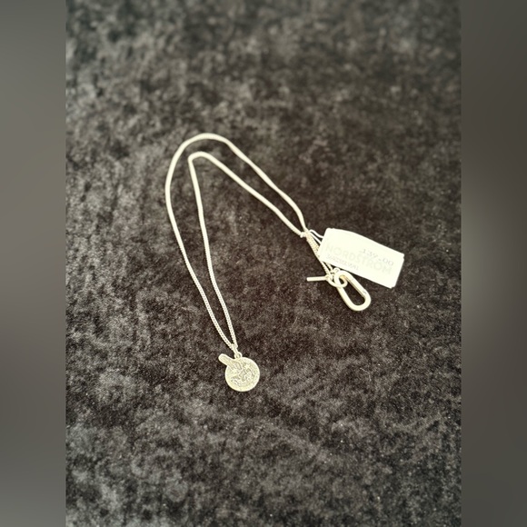 New Allsaints Eagle coin sterling silver necklace - 20” - Picture 5 of 12